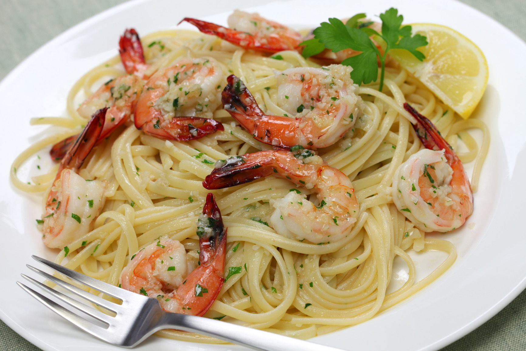 Order Shrimp Scampi with Pasta food online from Mario And Franks Ii store, Bordentown on bringmethat.com