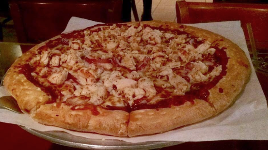 Order BBQ Chicken Pizza food online from Long Beach Pizza Company store, Long Beach on bringmethat.com