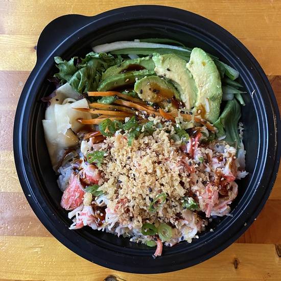 Order Cali Crunch Bowl- Creamy food online from Blufin Sushi store, Grosse Pointe Farms on bringmethat.com