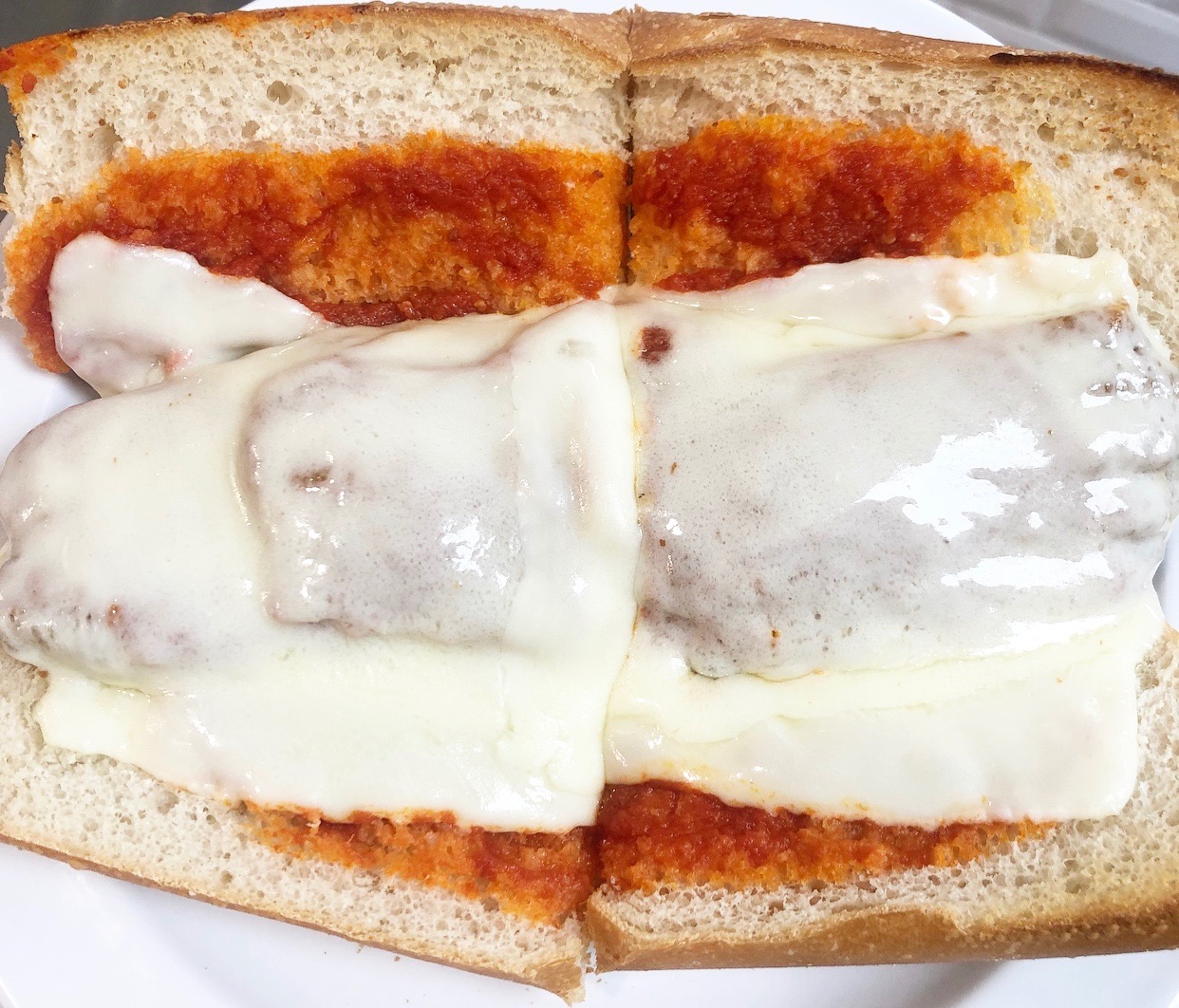 Order Veal Cutlet Parmigiana Hero food online from Linwood Pizza store, Totowa on bringmethat.com