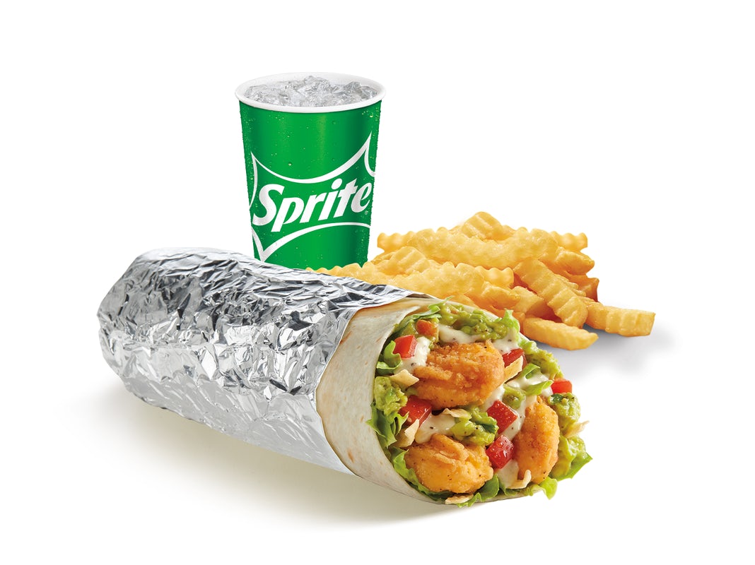 Order Epic Crispy Chicken & Guac Burrito Meal food online from Del Taco store, Long Beach on bringmethat.com