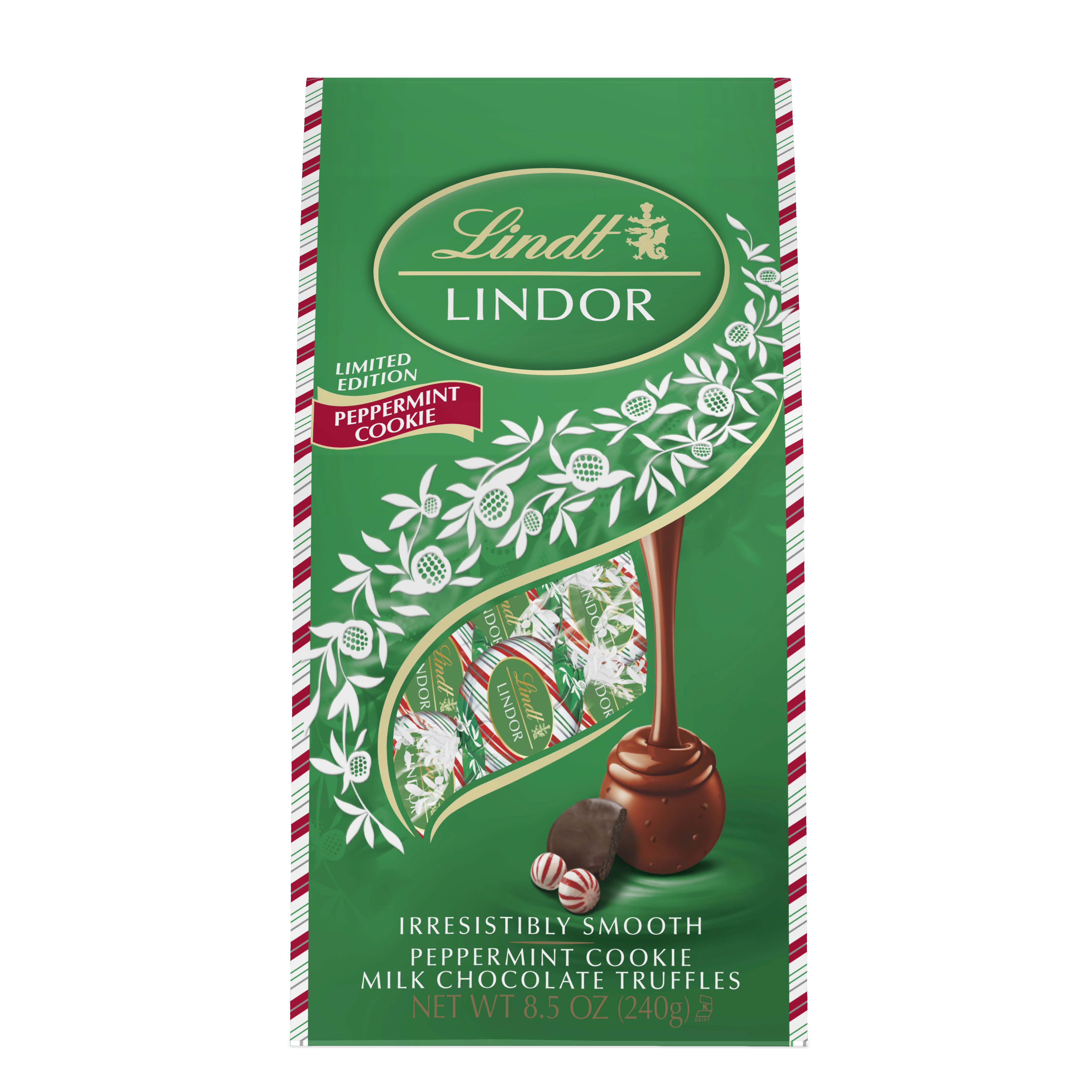 Order Lindor Truffles, Peppermint Cookie - 8.5 oz food online from Bartell store, Edmonds on bringmethat.com