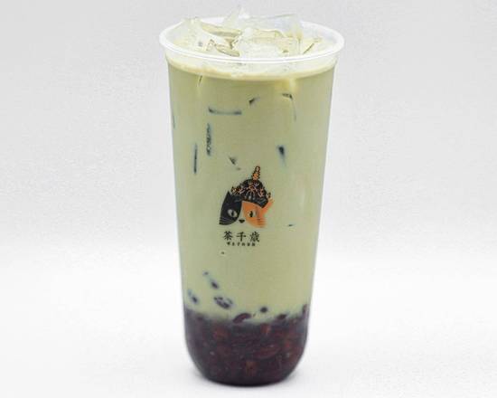Order Matcha Latte Whith Red Bean food online from Timeless Tea store, Bellevue on bringmethat.com
