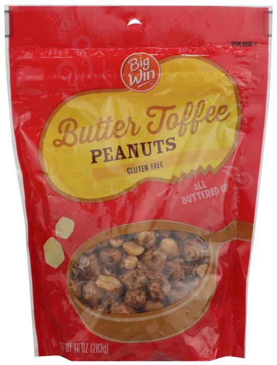 Order Big Win Butter Toffee Peanuts (10 oz) food online from Rite Aid store, Eugene on bringmethat.com