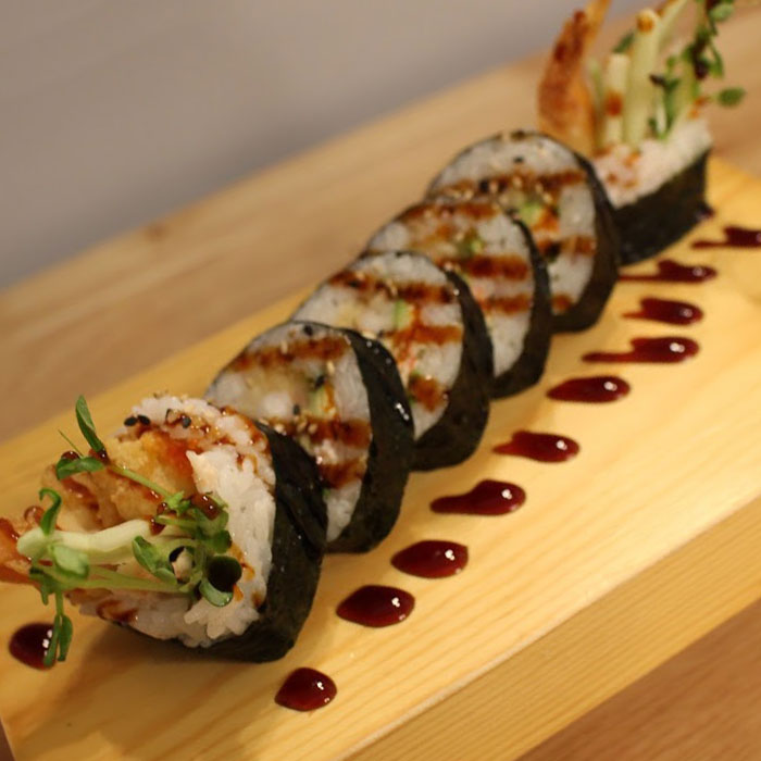Order Shrimp Tempura Roll food online from East Moon Japanese Restaurant store, Salisbury on bringmethat.com