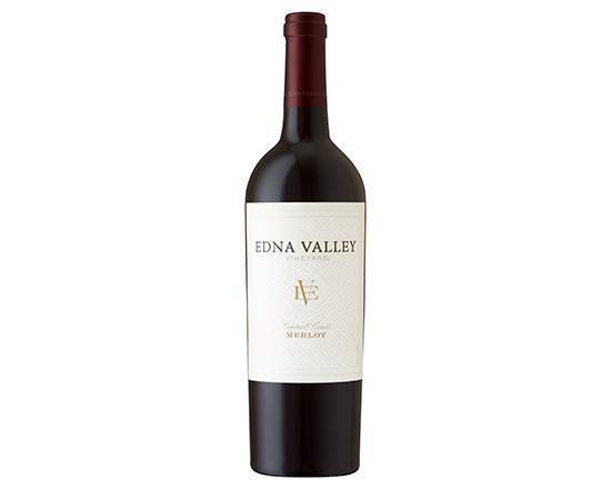 Order Edna Valley Vineyard Merlot, 750mL red wine (14.2% ABV) food online from Signal Liquor store, Signal Hill on bringmethat.com