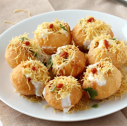 Order Dahi Batata Puri food online from Malgudi Veg store, Ashburn on bringmethat.com