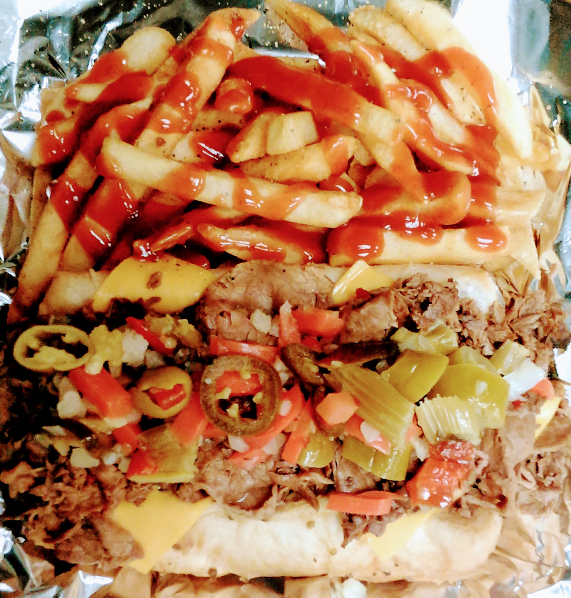 Order Italian Beef food online from Nadia Fish & Chicken store, Chicago on bringmethat.com