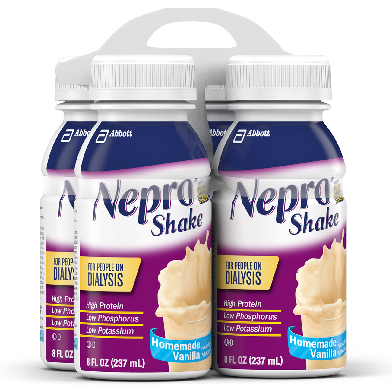 Order Nepro with Carb Steady Therapeutic Nutrition Ready-to-Drink Shake, Vanilla, 8 fl oz - 4 ct food online from Rite Aid store, READING on bringmethat.com