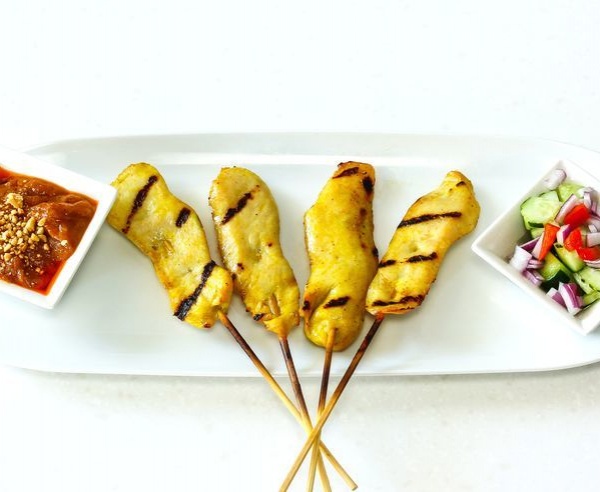 Order Chicken Satay food online from Thai House Express On Castro store, San Francisco on bringmethat.com