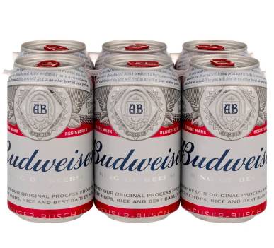 Order Budweiser Beer - 6 pk cans food online from Windy City Liquor Market store, El Cajon on bringmethat.com
