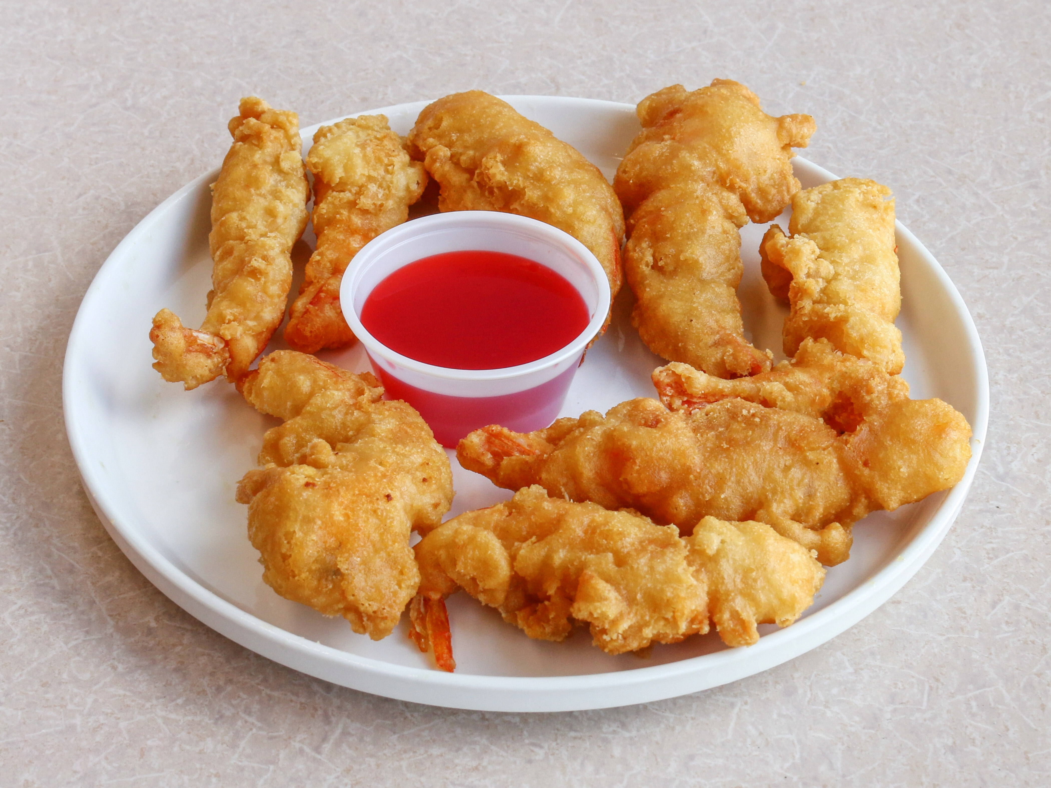 Order 8 Piece Fried Shrimps food online from Bamboo Cafe store, Bakersfield on bringmethat.com