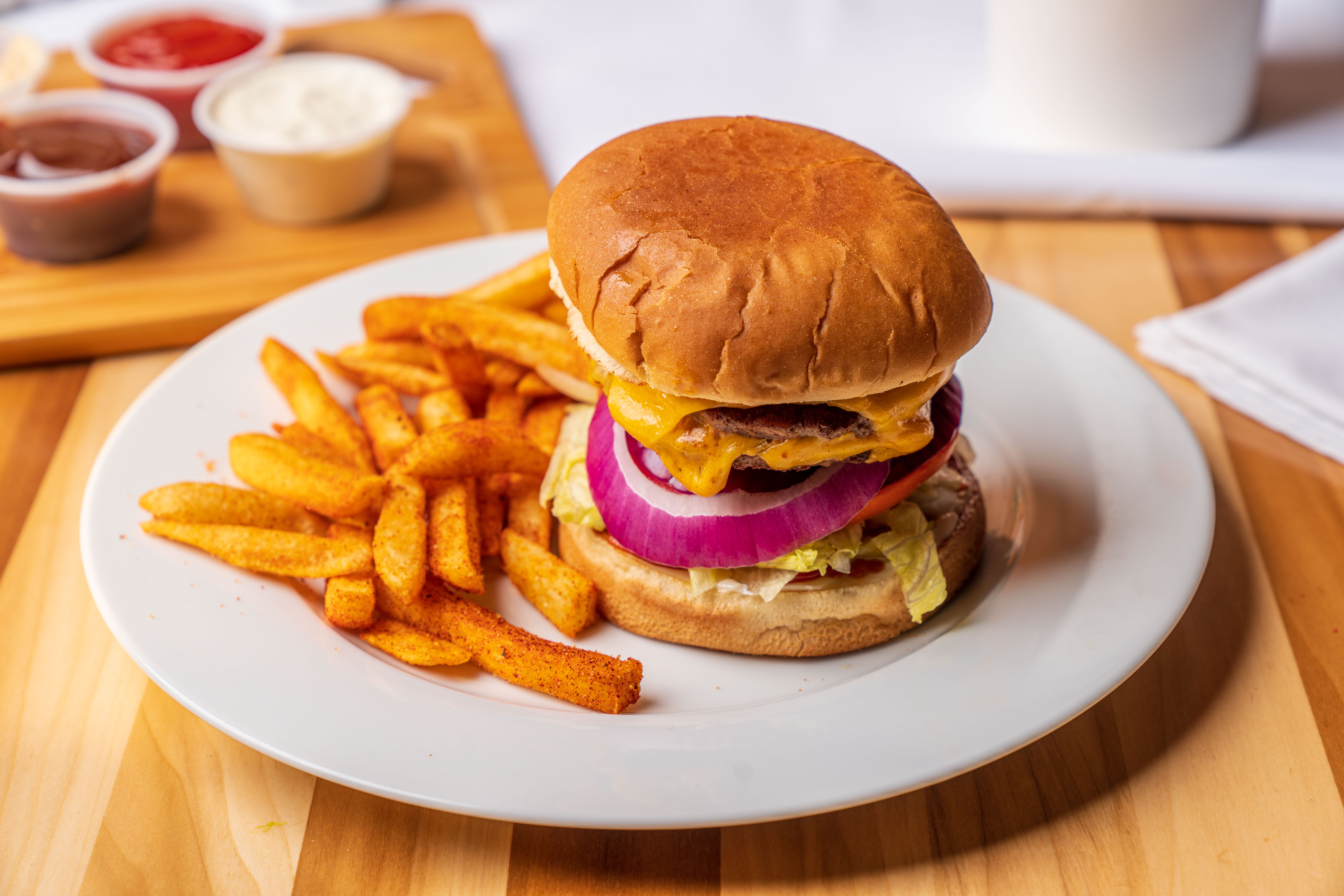 Order 3. Double Wimpy Burger Combo food online from Wimpy Hamburgers store, Lemoore on bringmethat.com