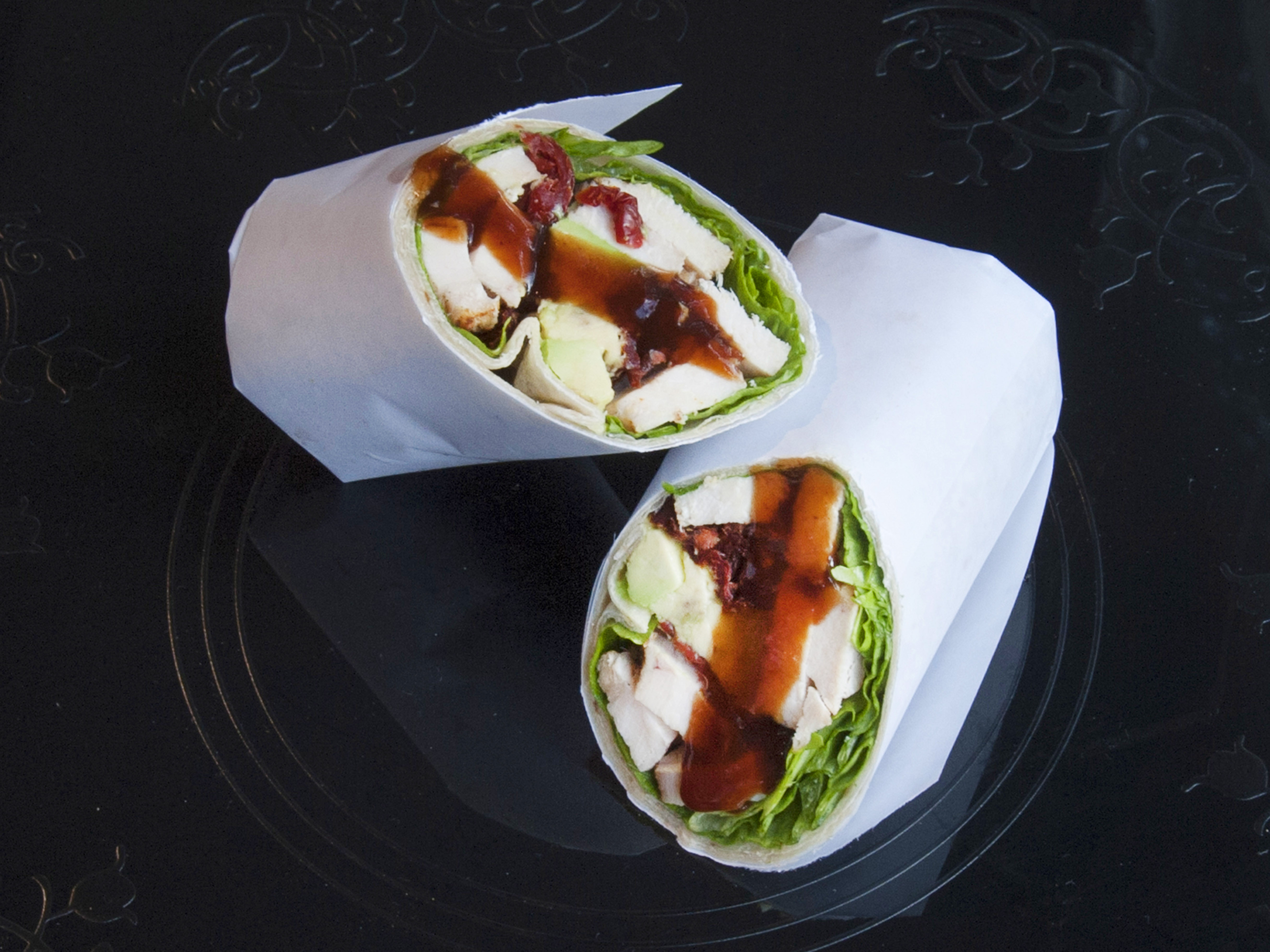 Order 9.BBQ wrap food online from West Village Finest Deli store, New York on bringmethat.com