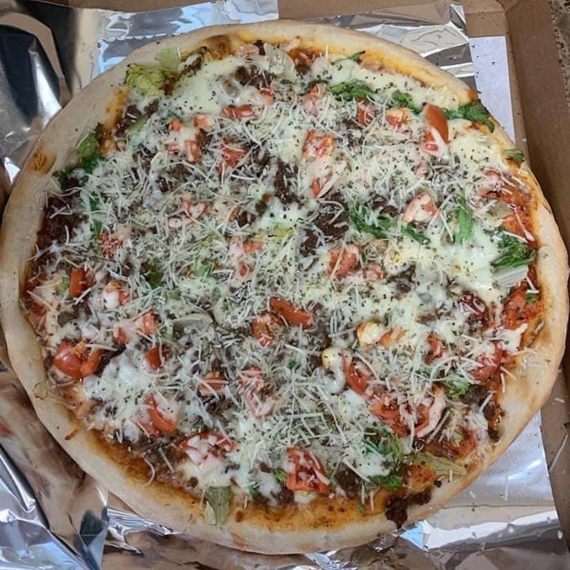 Order Taco Pizza - Small 12" (6 Cut) food online from Alta Pizzeria & Pasta House store, Hazleton on bringmethat.com