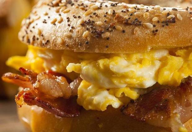 Order 2 Eggs on a Bagel food online from Town Bagel Town Bagel Massapequa store, Massapequa Park on bringmethat.com