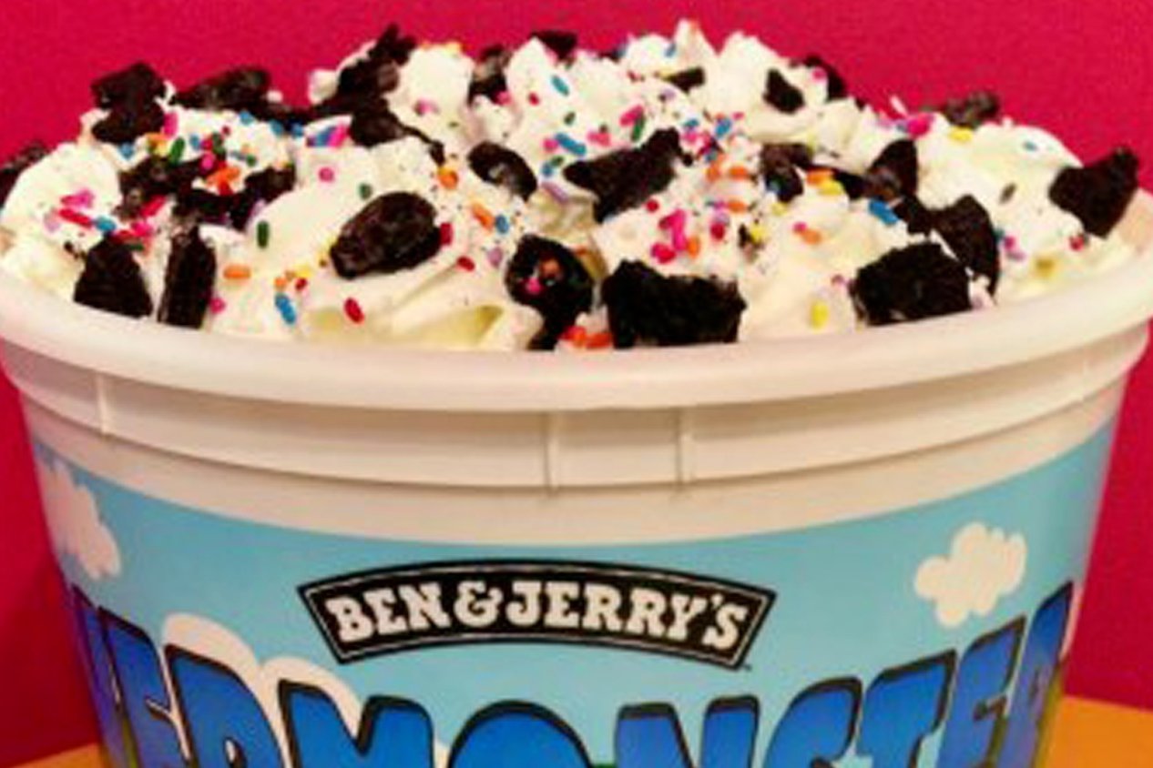 Order Ultimate Party Sundae – The Vermonster food online from Ben & Jerry's store, Plano on bringmethat.com