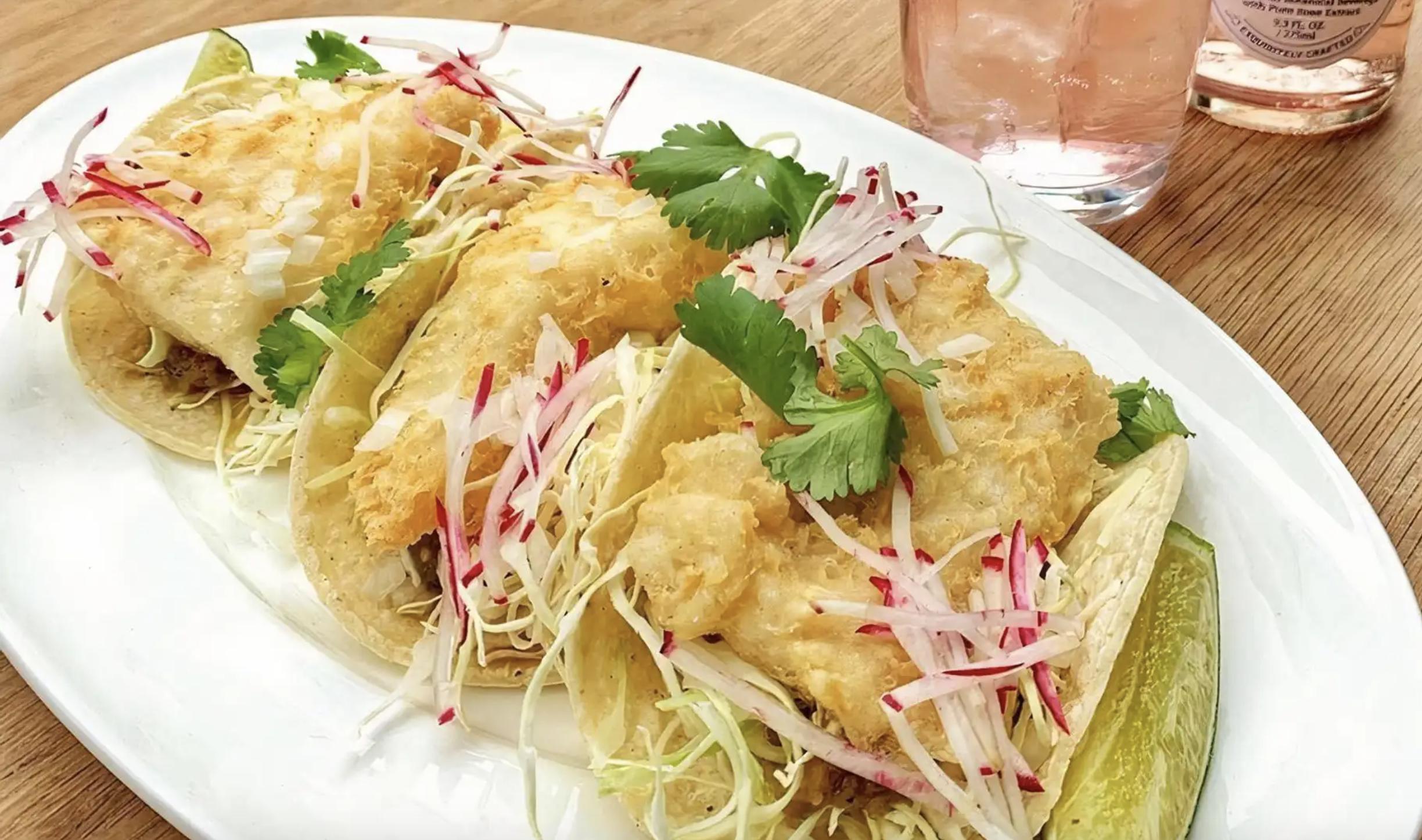 Order Baja Fish Tacos* food online from Rpm Seafood store, Chicago on bringmethat.com