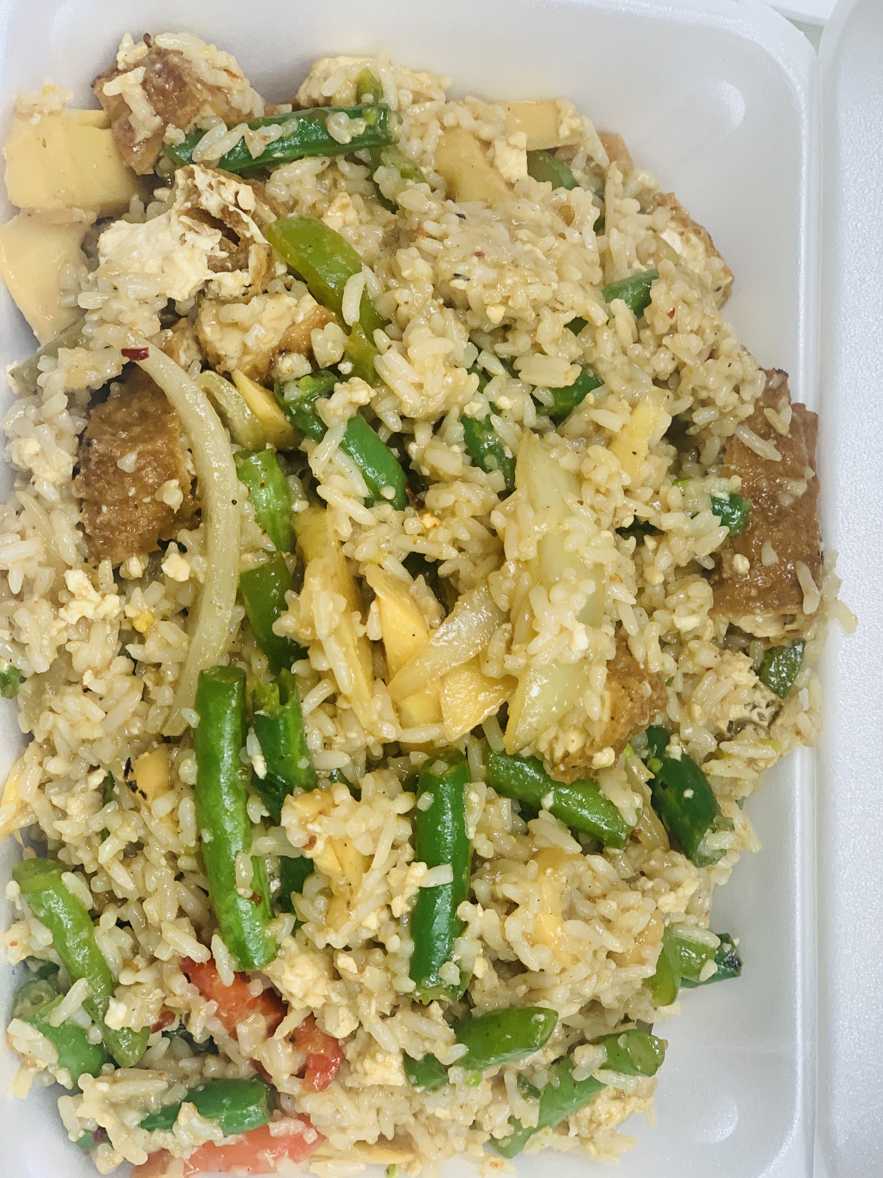 Order  Green Fried Rice food online from Thai Aroy Dee store, Drexel Hill on bringmethat.com