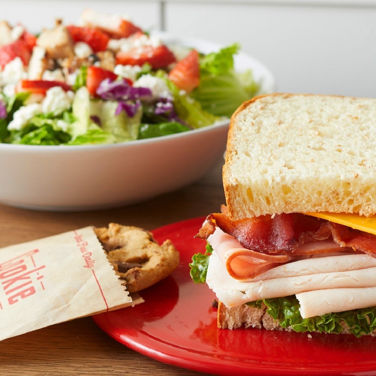 Order Sandwich & Salad Combo food online from Apple Spice store, Ogden on bringmethat.com