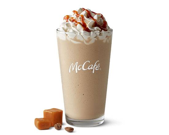 Order Medium Caramel Frappé food online from Mcdonald store, Americus on bringmethat.com