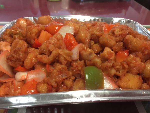 Order Sweet and Sour Pork Party Tray food online from Golden kim tar restaurant store, San Francisco on bringmethat.com