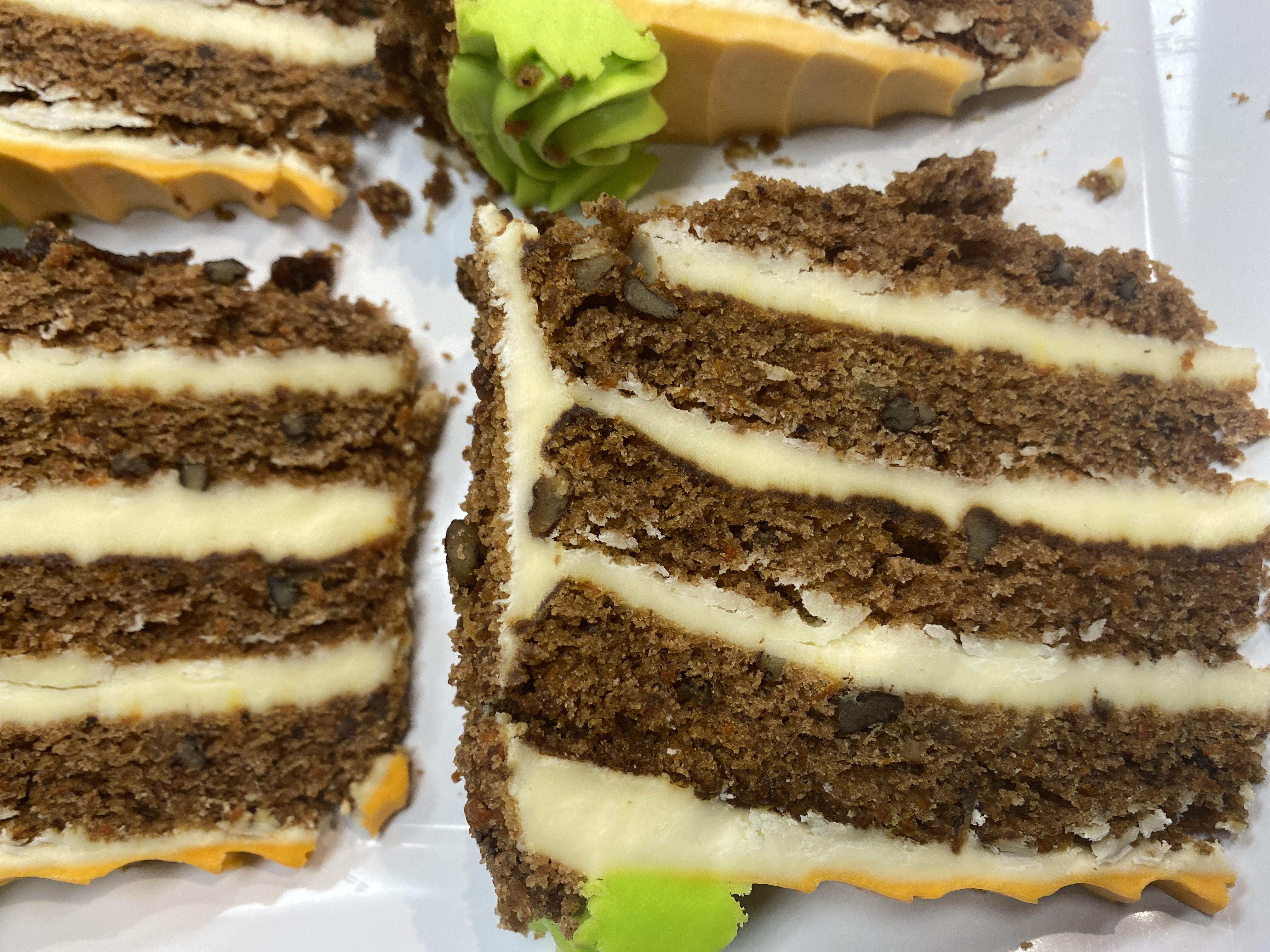 Order Carrot Cake food online from Cravings Dessert Lounge store, Ypsilanti on bringmethat.com