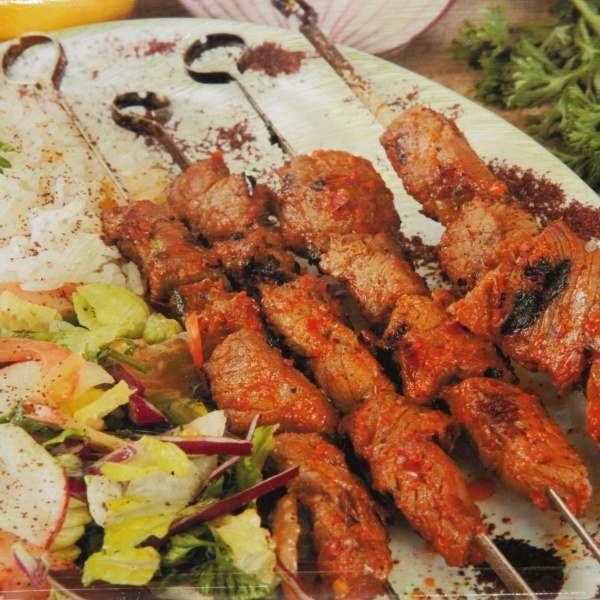 Order Lamb Shish Kabob food online from Falafel Town store, Antioch on bringmethat.com
