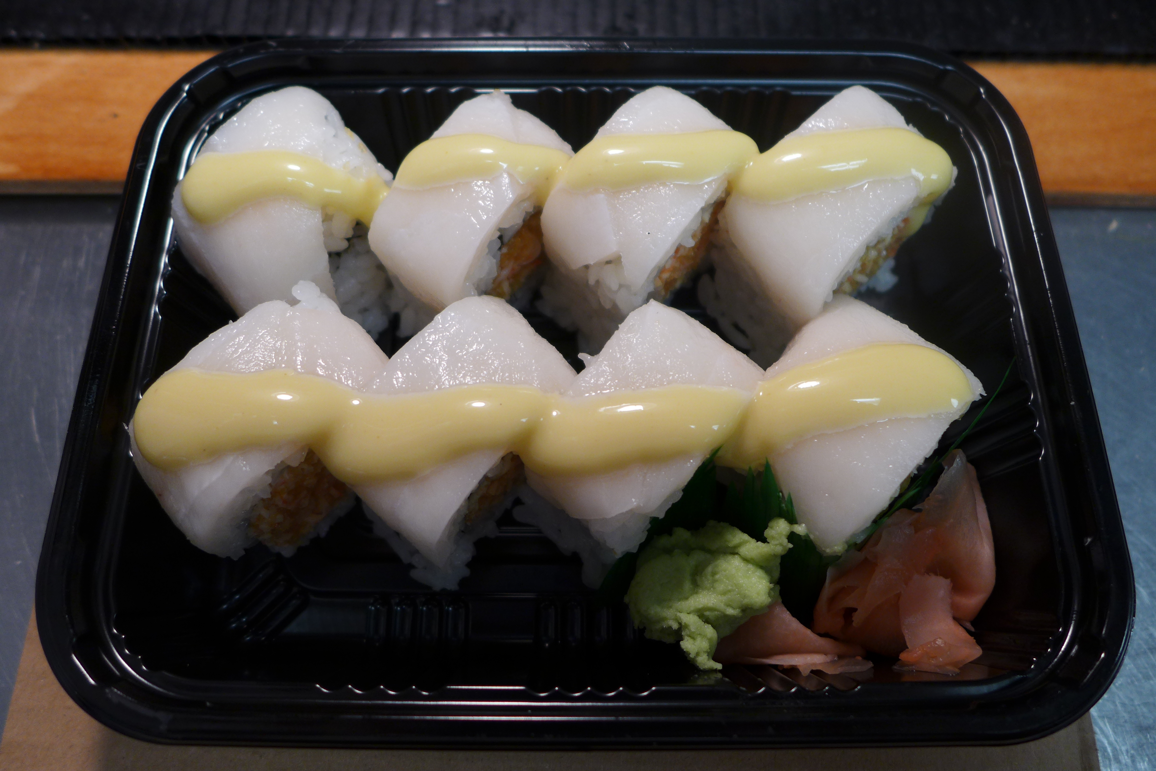 Order White Dragon Roll food online from Tokyo Sushi store, Edison on bringmethat.com