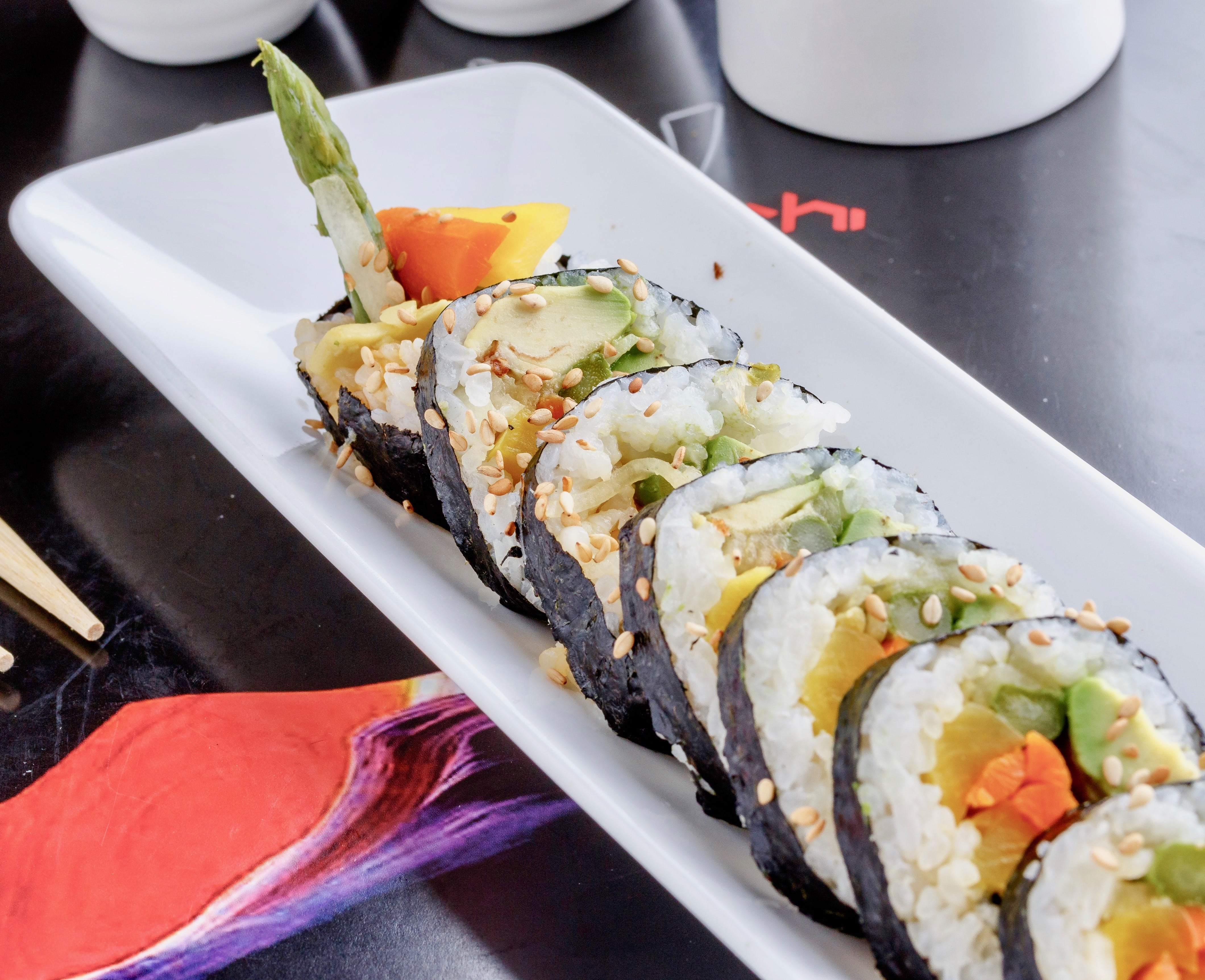 Order Veggie Roll food online from Koi Japanese Sushi Bar & Lounge store, Beaumont on bringmethat.com