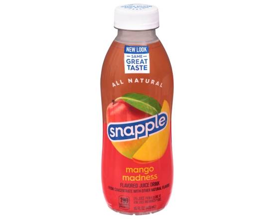 Order Snapple Mango Madness 16oz Bottle food online from Rocket store, Oxnard on bringmethat.com