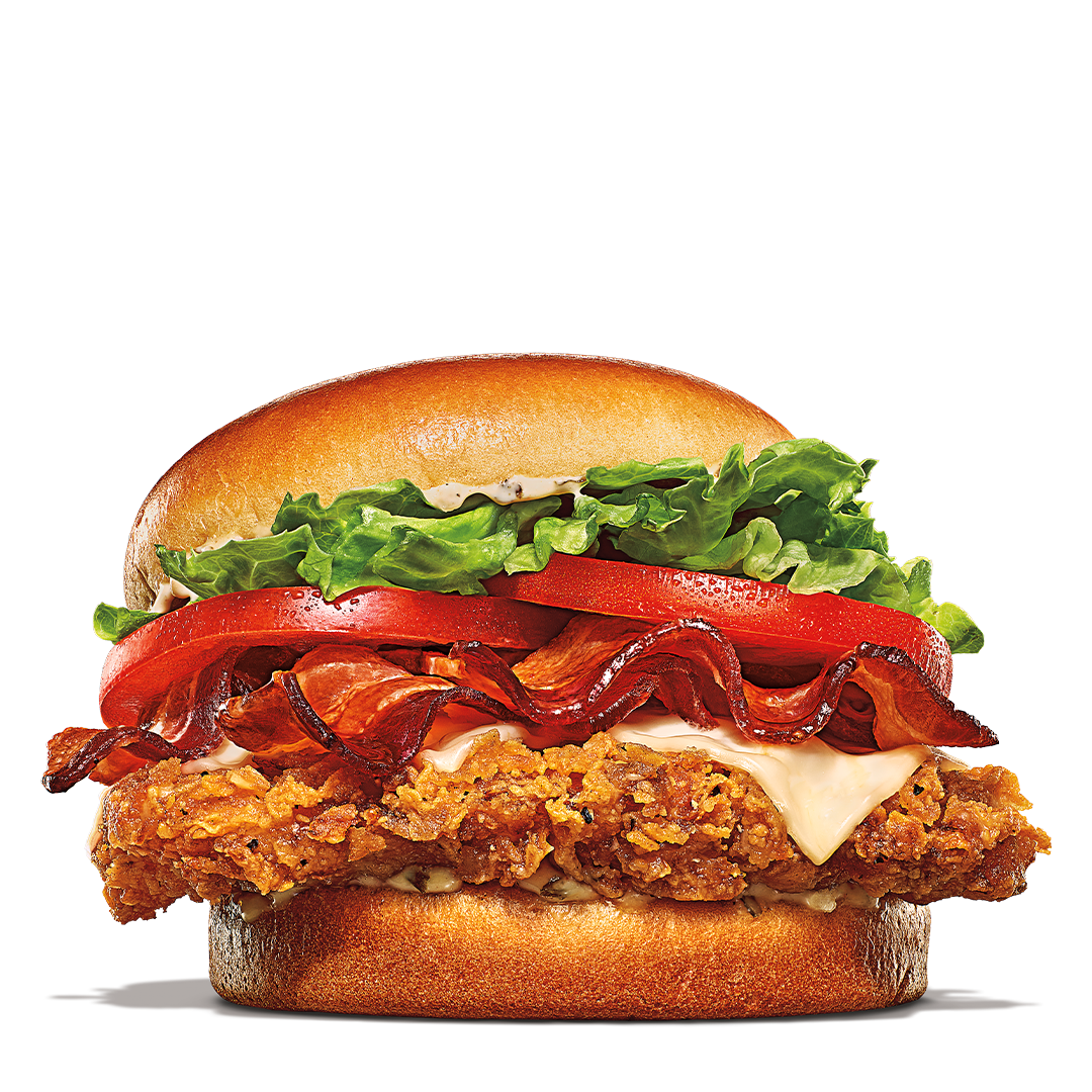 Order BK Bacon and Swiss Cheese Royal Crispy Chicken food online from Burger King store, Chicago on bringmethat.com