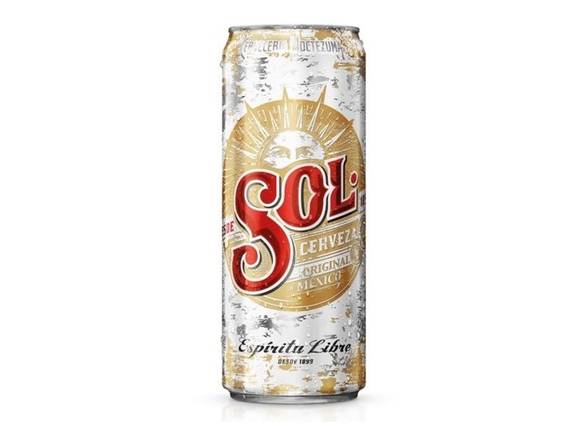 Order Sol Cerveza Mexican Import Lager Beer - 12x 12oz Cans food online from Goody Goody Liquor Parent store, Dallas on bringmethat.com