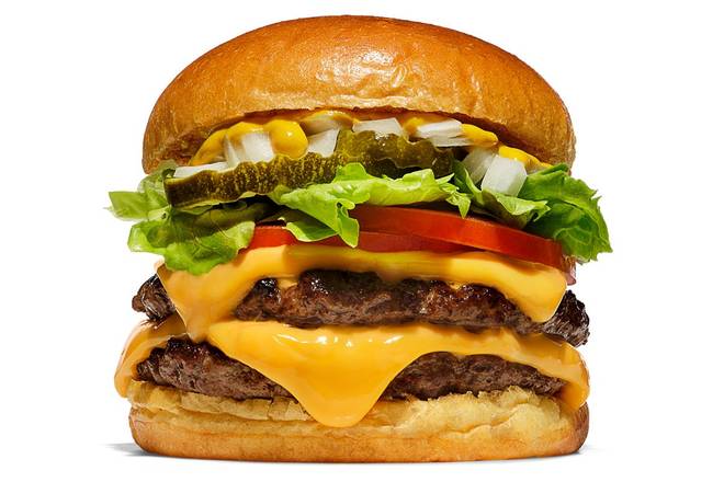 Order The Big Hat (Double Meat) food online from Hat Creek Burger Co. store, West Lake Hills on bringmethat.com