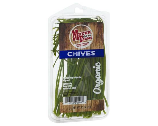 Order Meyer Farms · Organic Chives (0.8 oz) food online from Jewel-Osco store, Glenview on bringmethat.com