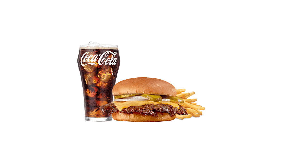 Order Single Steakburger with Cheese Combo food online from Steak 'n Shake store, Ocala on bringmethat.com