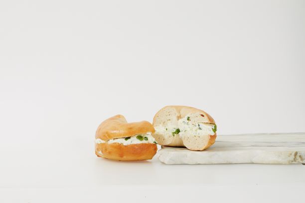 Order Scallion Cream Cheese Sandwich food online from Murray's Bagels store, New York on bringmethat.com