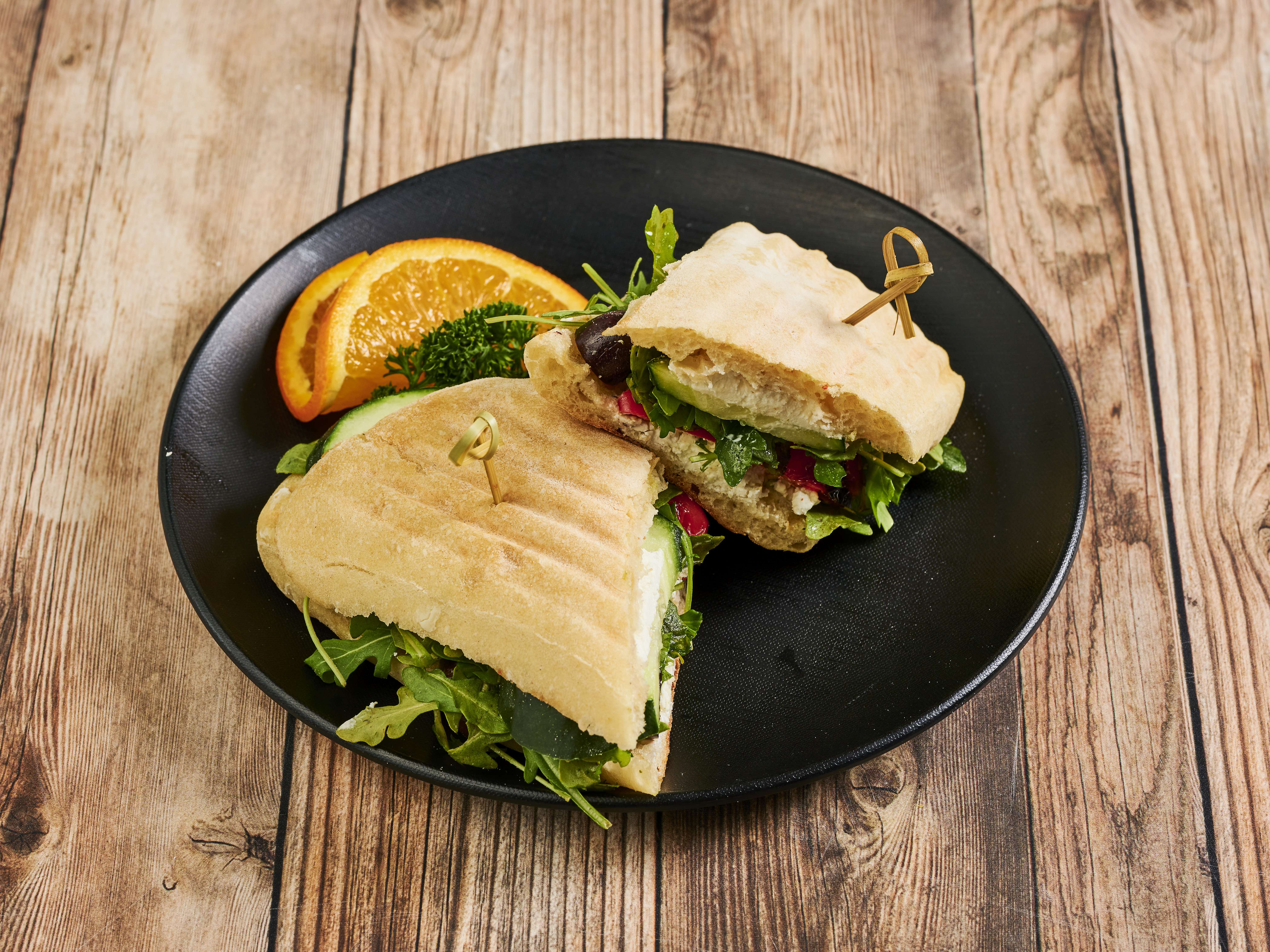 Order Goat Cheese Sandwich food online from Moscone Liquor & Deli store, San Francisco on bringmethat.com