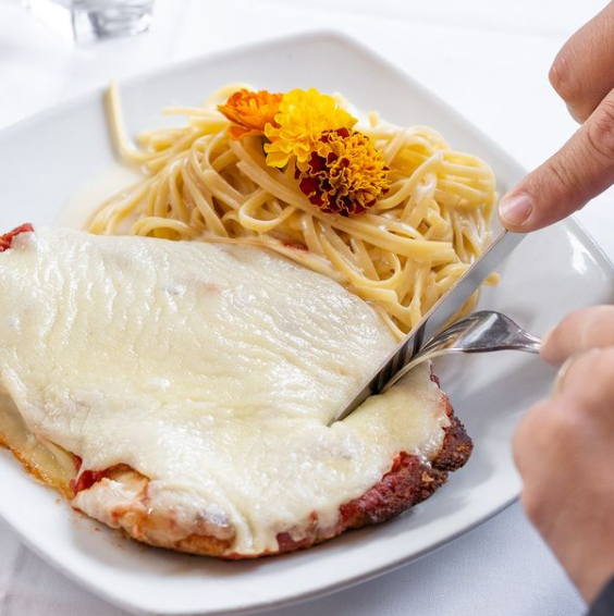 Order Chicken Parmigiana food online from The Italian Barrel store, New Orleans on bringmethat.com