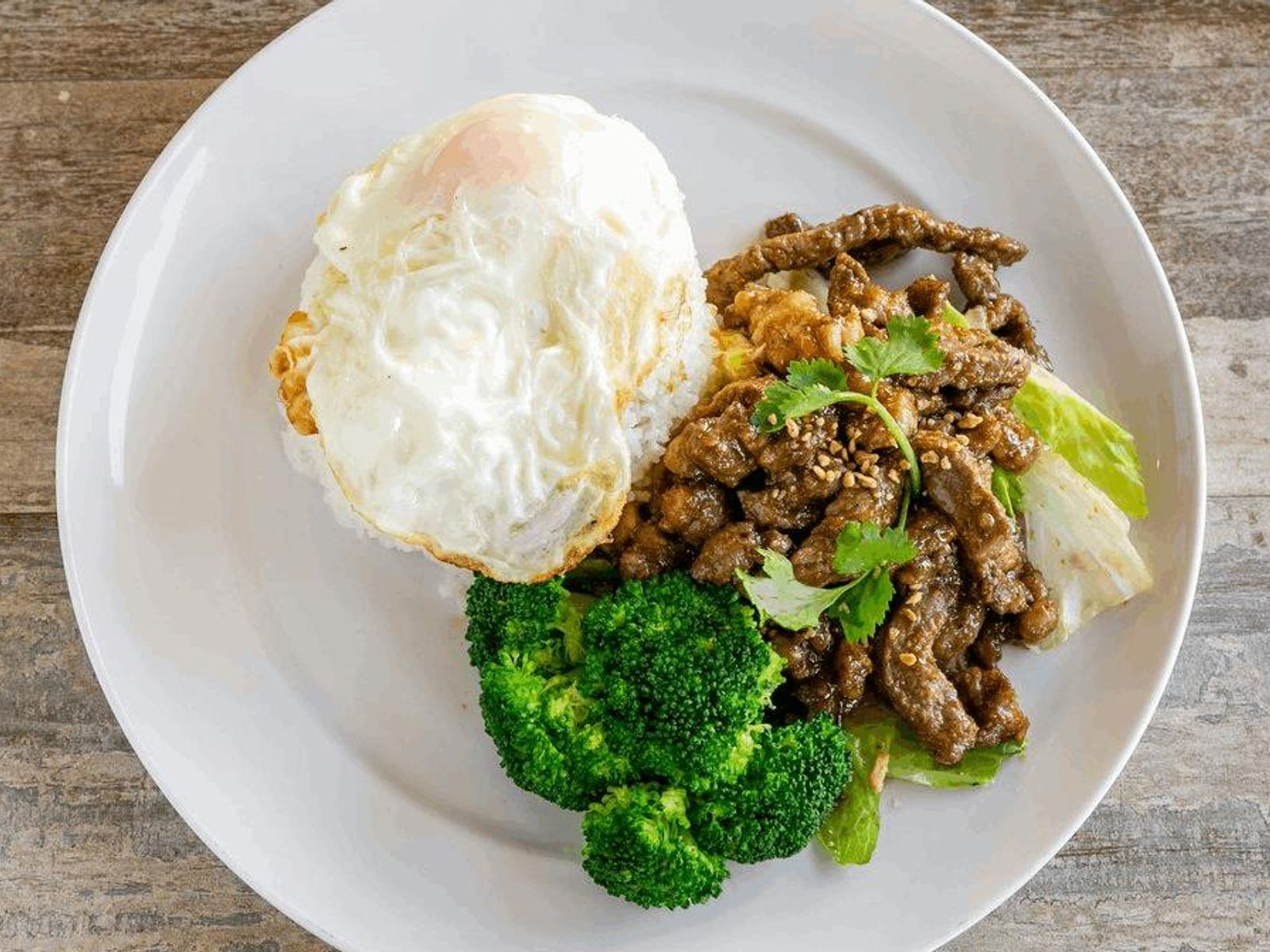 Order Garlic Pepper Ribeyes food online from I Am Thai Eatery store, Vancouver on bringmethat.com