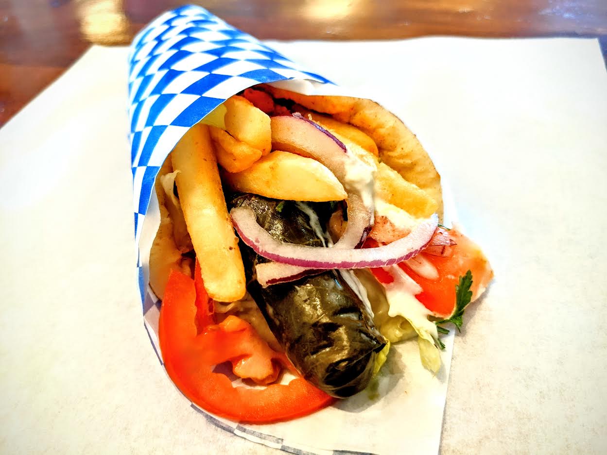 Order Dolmadaki Souvlaki food online from Greek Spot store, Sunnyvale on bringmethat.com