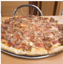 Order 10. Spicy Sausage Gourmet Pizza food online from Little Italy Pizza store, New York on bringmethat.com