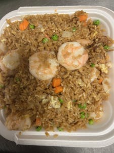 Order 26. Shrimp Fried Rice 虾炒饭 food online from Moon Wok store, Lenexa on bringmethat.com