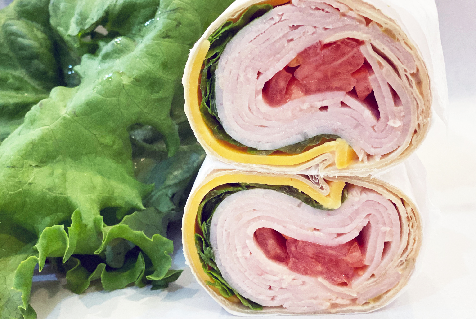 Order 8W. Low-Carb Turkey Wrap food online from Green Cafe store, New York on bringmethat.com
