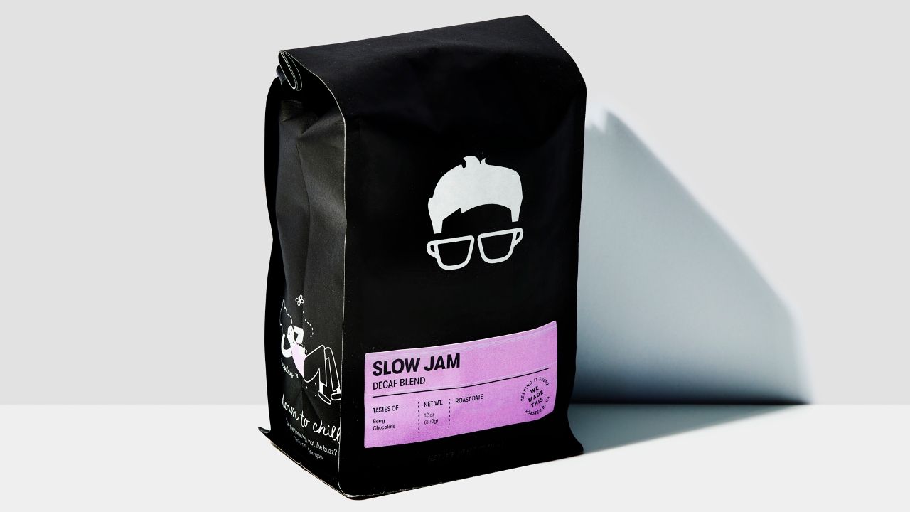 Order Slow Jam - Decaf Blend food online from Gregorys Coffee store, Washington on bringmethat.com