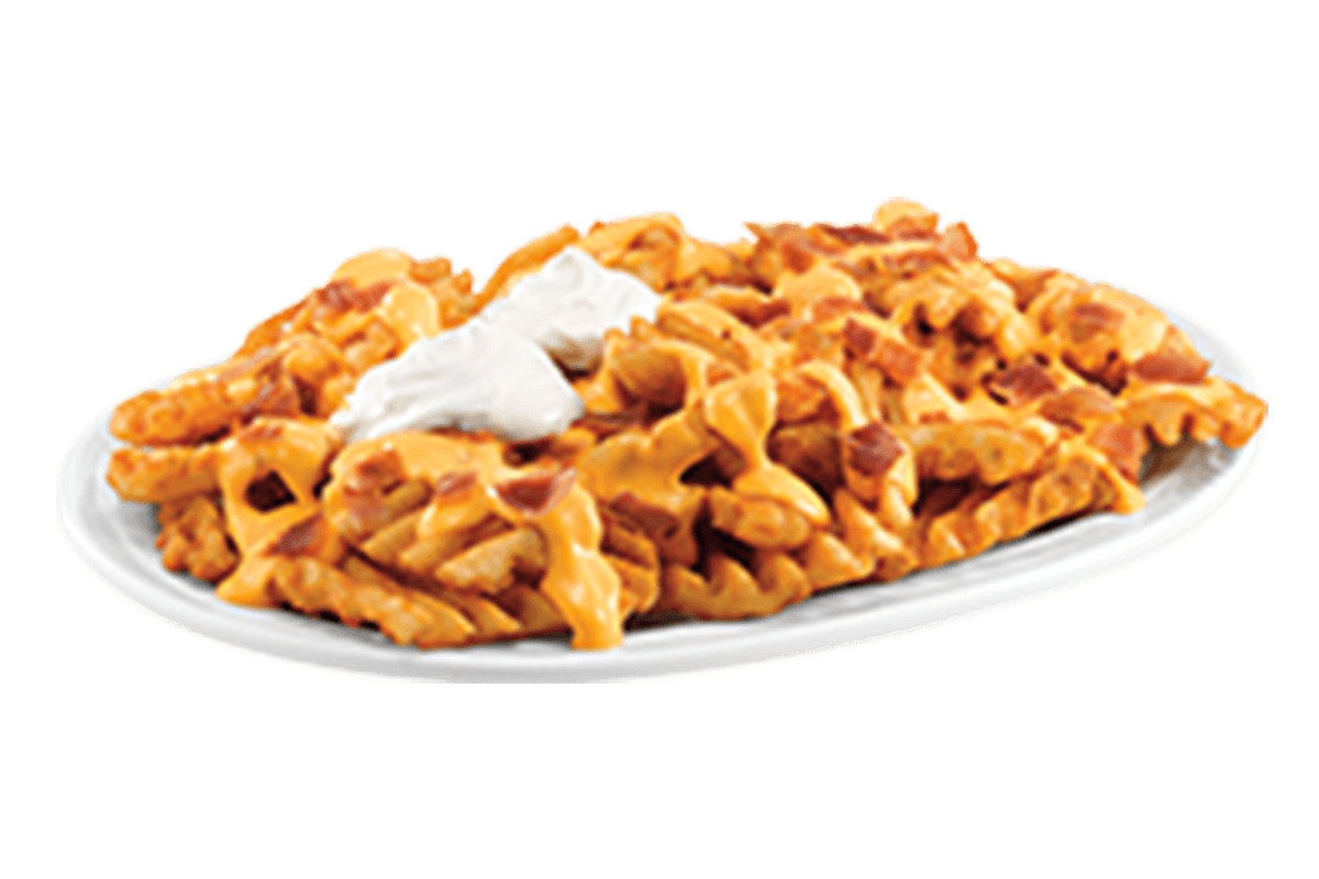 Order Loaded Waffle Fries food online from Friendly store, Wilkes-Barre on bringmethat.com