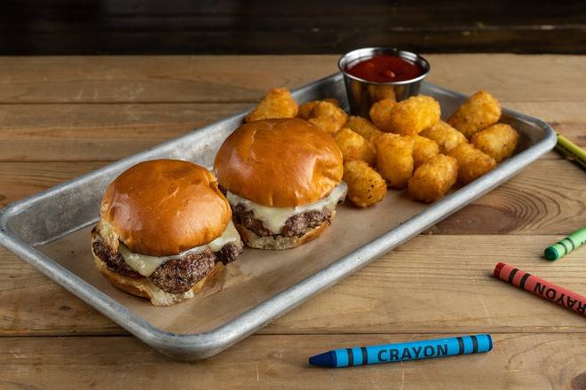 Order Mini Cheeseburgers & Tots food online from Sweet Lou store, Matteson on bringmethat.com