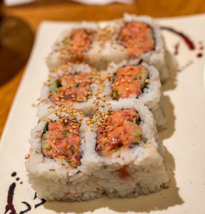 Order Spicy Tuna Cut Roll food online from Taiko store, Irvine on bringmethat.com