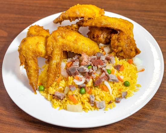 Order Fried Chicken Wings (4 pcs) (Whole) food online from Chinatown Express store, Raleigh on bringmethat.com
