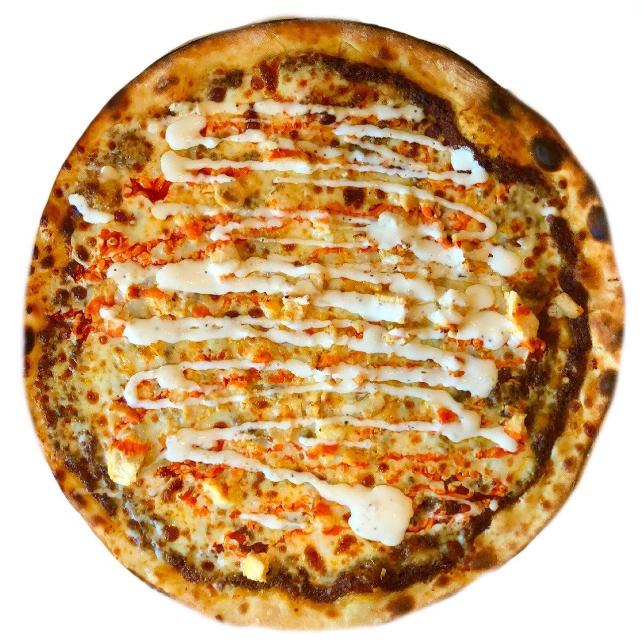 Order Buffalo Chicken Pizza food online from The Spot Cafe store, Claremont on bringmethat.com